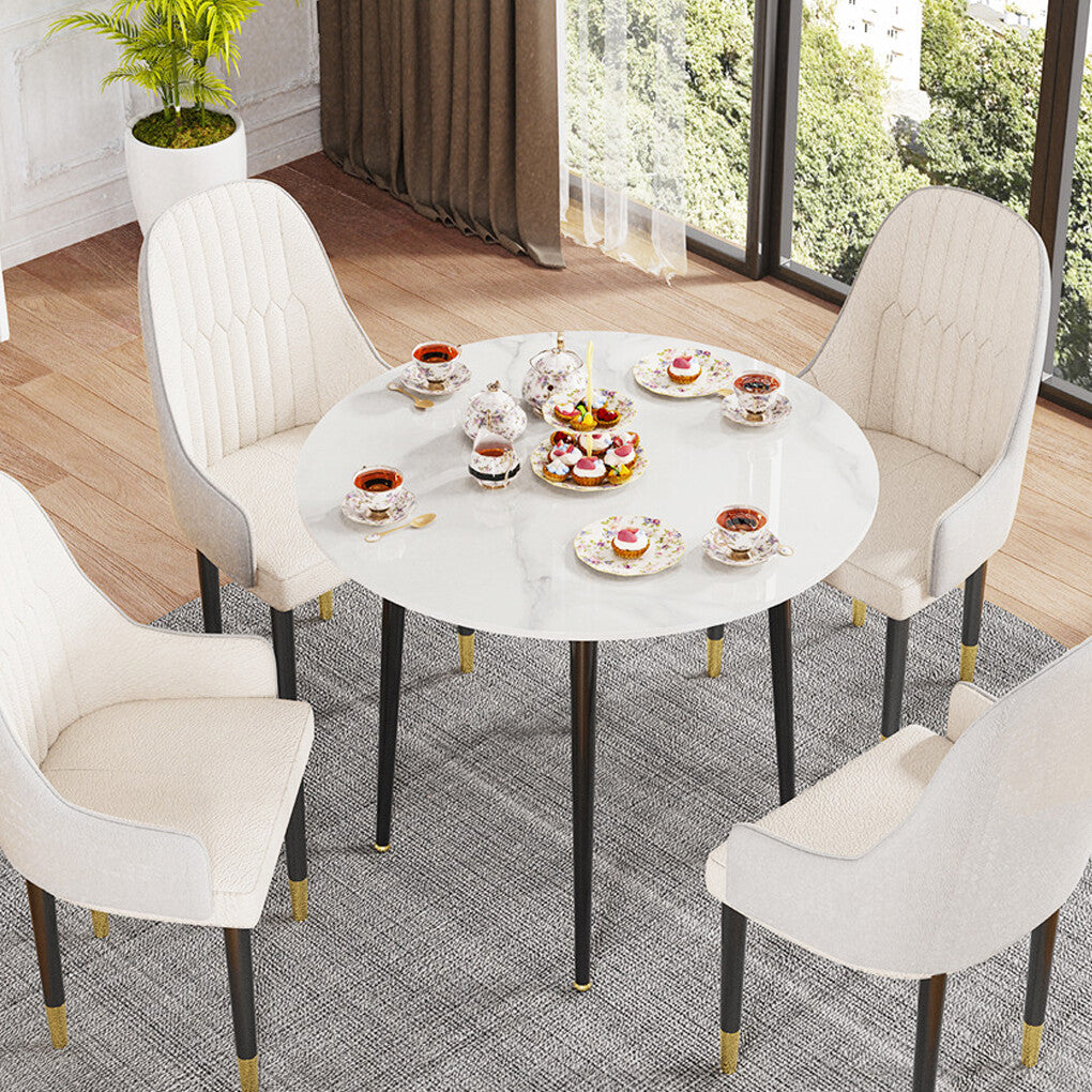 Round Sintered Stone Dining Table, 80 cm