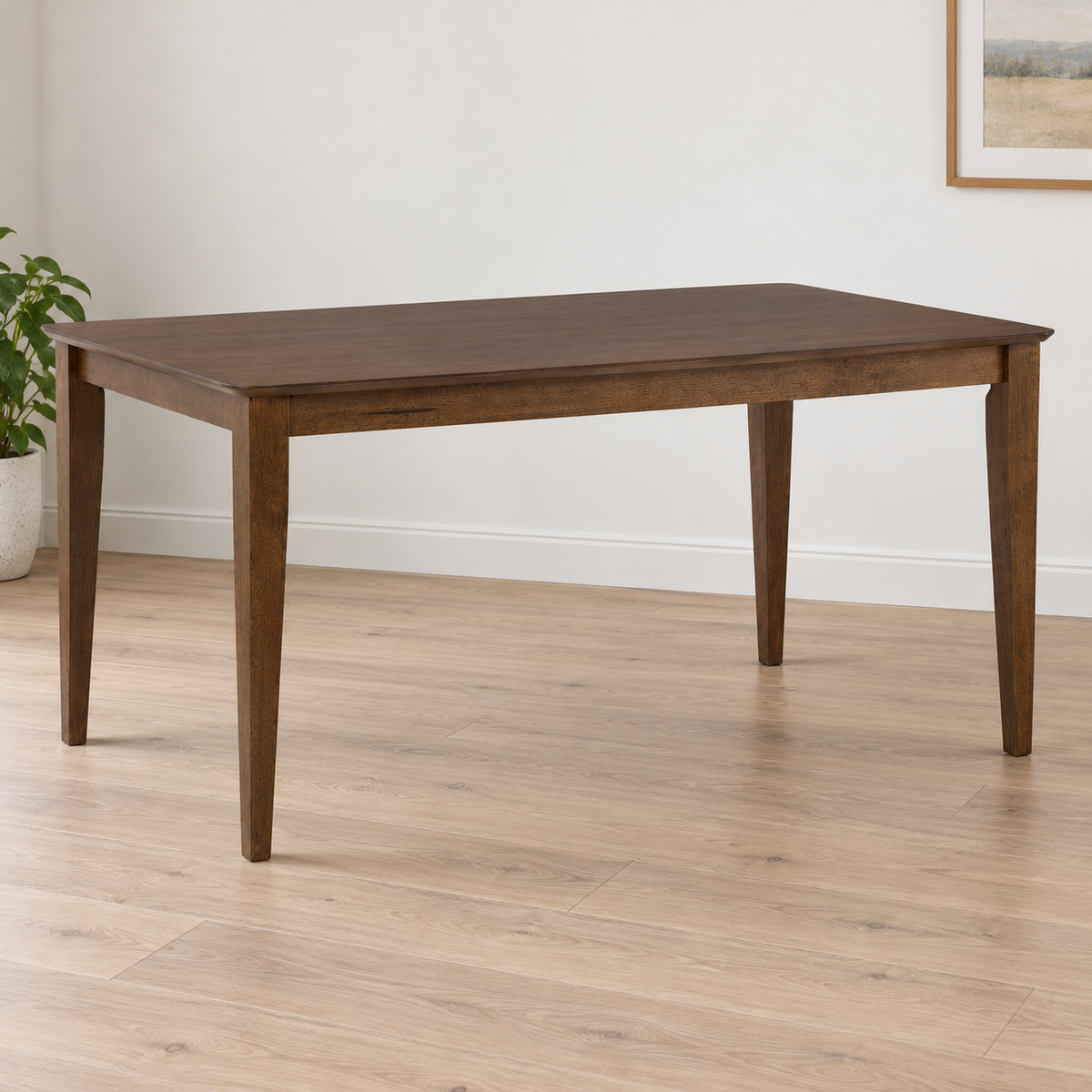 Allegro Cocoa Dining Table, 150 cm shown in a home setting