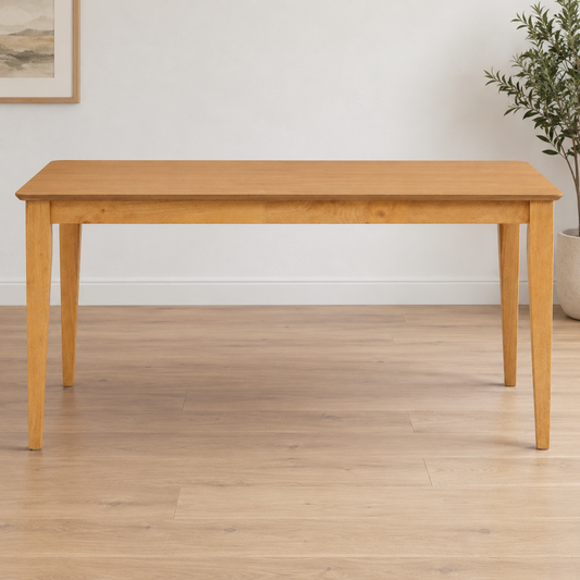 Allegro Natural Dining Table, 150 cm shown in a home setting